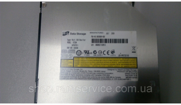 CD/DVD привід для ноутбука Fujitsu Esprimo Mobile D9510, Z118D, GT20N, б/в - 292446