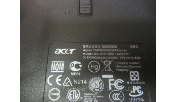 Корпус для ноутбука Acer Aspire 5542G/5542/5242 series, MS2277, б/в - 292564