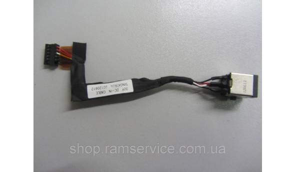 Разъем питания для ноутбука HP ProBook 6550B, 6560B, 6565, B 6570B, EliteBook 8560,8560P, 8560W, 350712Q00-600-G, б / у - 292573