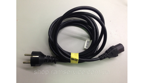 Сетевой шнур питания кабель для компьютера 3.0м Оригинал, б/в