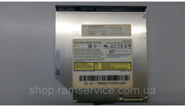 CD/DVD привід TS-L632 для ноутбука Samsung R700, б/в