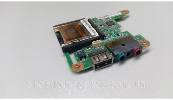 Usb плата, та аудіо роз'єм, CARD RIDER, для ноутбука Lenovo ThinkPad X200, 48.48Q06.011, б/в