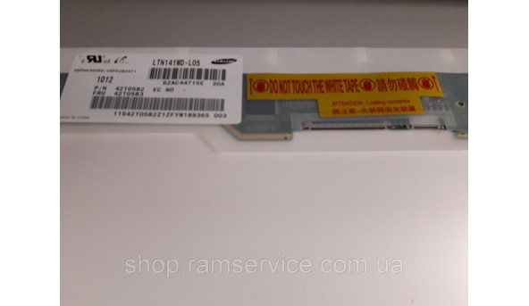 Матрица Samsung LTN141WD-L05 14.1 "CCFL 1440x900, б / у