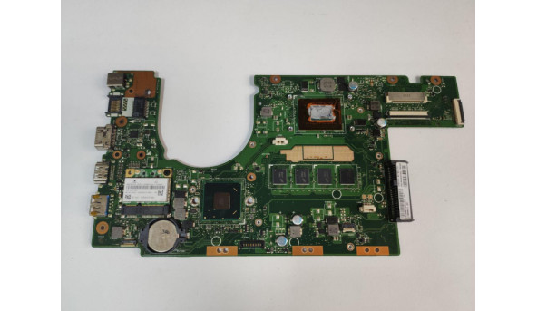 Материнська плата для ноутбука Asus VivoBook S300C, 13.0", S300CA, 60NB00Z0-MB, Rev:2.0, Б/В. Має впаяний процесор Intel Core i3-3217U, SR09N,
