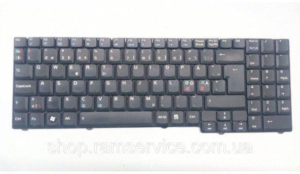 Клавіатура для ноутбука  Asus M51K, M51, F7, PRO57T, M51VR, M51KR, M51AT, б/в