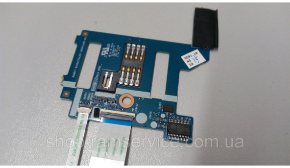 Дополнительная плата, Smart Card Reader Board, выход для ноутбука HP EliteBook Folio 9470m, 6050A2514301, б / у
