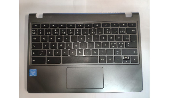 Середня частина корпуса з клавіатурою для ноутбука Acer Chromebook C740-C1VL, 11.6",  TFQ37ZHNTCT, Б/В