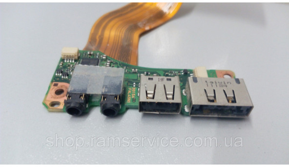 Плата з роз'ємами USB та Audio виходами для ноутбука Toshiba Tecra R840-10Z, FAL4SN1, б/в