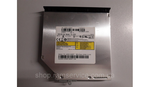 CD / DVD привод TS-L633 для ноутбука Packard Bell TJ75, б / у - 293025