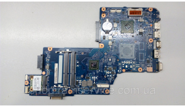 Материнская плата для ноутбука Toshiba Satellite C855-168, H000052660, Rev: 2.1.Мае впаян процессор AMD E2-Ser, б / у