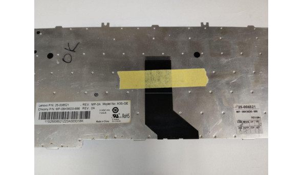Клавіатура для ноутбука Lenovo IdeaPad G555, б/в. В хорошому стані, без пошкоджень. Клавіатура тестована, робоча. - 293192
