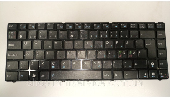 Клавіатура для ноутбука Asus A42 K42 K42d K42f K43 K43t X43j X44 (MP-09Q56DN-528 210423001559 04GNV62KND00-1) Б/В