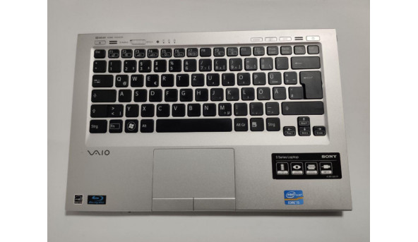 Середня частина корпуса для ноутбука Sony VAIO VPCSC, PCG-41217L, 024-0003-8100-A, 024-0USA-8100-D, б/в, В хорошому стані. Продається разом з робочою клавіатурою, та додатковими платами (фото)