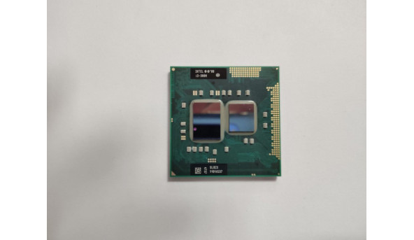 Процесор Intel Core i3-380M, SLBZX, тактова частота 2.53 МГц, 3 МБ кеш-пам'яті, Socket PGA988, б/в, протестований, робочий