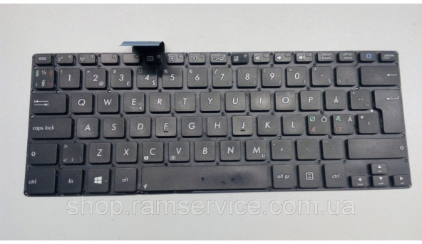 Клавіатура для ноутбука ASUS S300, S300CA, S3N, S300N, б/в