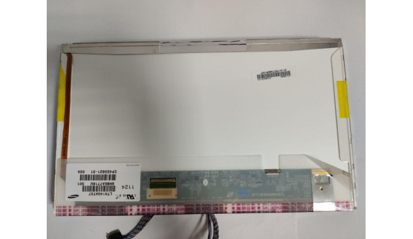 Матриця Samsung, LTN140AT07, 14.0'', LCD, HD 1366x768, 40-pin, Normal, б/в, є подряпини, помітні на всіх кольорах - 293541