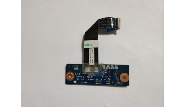 Додаткова плата, кнопки тачпада, для ноутбука Lenovo IdeaPad G585, LS-7984P, QIWG6, б/в, в хорошому стані, без пошкоджень. - 293567