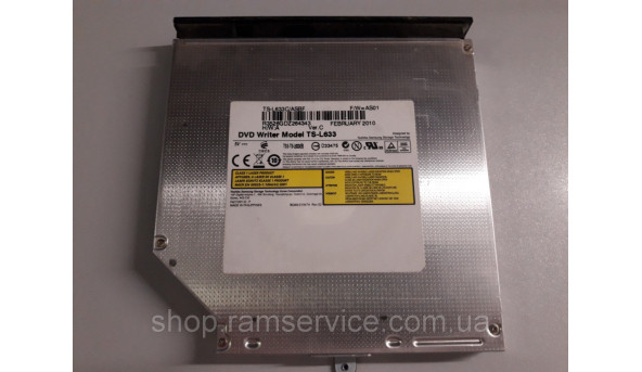 CD/DVD привід TS-L633 для ноутбука ASUS k50c, б/в - 293581