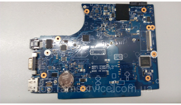 Материнська плата для ноутбука Samsung X420, NP-X420, STANF0RD, BA41-01120A, Rev:1.0.  Має впаяний процесор In, б/в - 293608