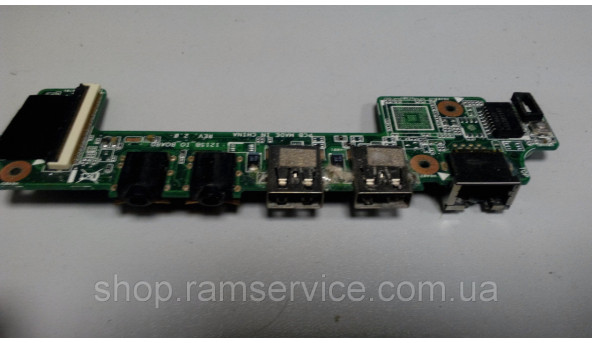 USB, Audio для ноутбука Asus Eee 1215B, 1215B_IO_BOARD, б/в - 293647