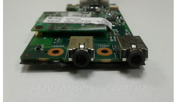 Плата з Audio роз'ємами для ноутбука HP Compaq 6530b, 6535b, 6735b, *6050A2213801, б/в - 293994