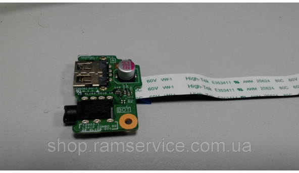 Audio и USB разъемы для ноутбука Lenovo S510p, 48.4l108.011, б / у - 294002