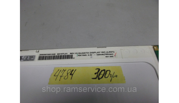 Матриця Quanta QD15TL01 15.4'' LCD, б/в - 294029