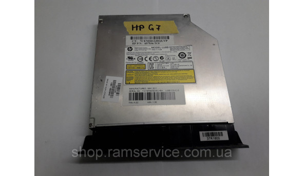 CD/DVD привід UJ8B1 для ноутбука HP Pavilion G7-1000 Series, б/в - 294096