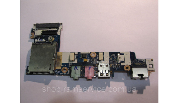 Роз'єми USB, Ethernet, аудіо, мікрофон, картридер для ноутбука Acer NAV50, *LS-5655P, б/в