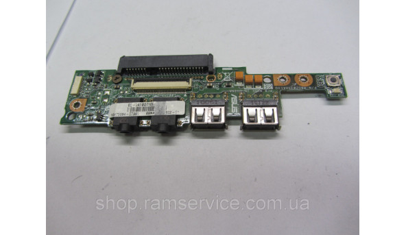 Разъемы audio, USB для ноутбука Asus Eee PC 1001HA, * 08G2035HA13Q, б / у - 294108