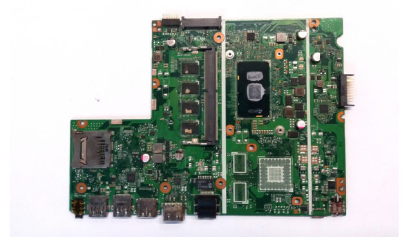 Материнська плата Asus X541UV, 60NB0CF0-MB2300, REV.2:0, Б/В,  Нетестована, має сліди залиття.  Процесор SR2NR, Intel Core i5-6198DU,