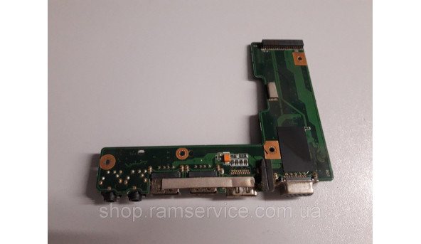 USB,VGA, HDMI, Audio роз'єми для ноутбука Asus X52N, 60-NZII01000-B02, б/в - 294189