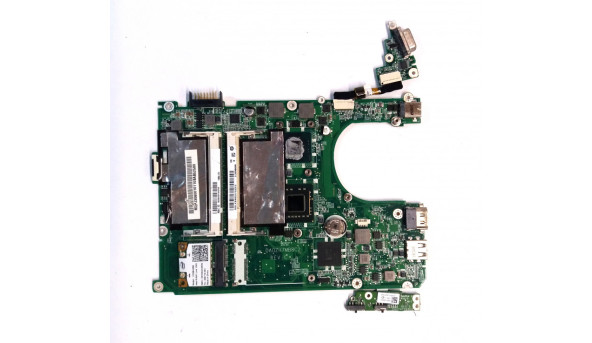 Материнська плата Acer Aspire One 752, DA0ZH7MB8C2 REV:C. Б/В.  Робоча, пошкоджені слоти оперативної пам'яті.  Процесор SLGS4, Intel Pentium SU4100