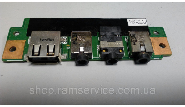 Плата USB, Audio для ноутбука Medion MP 98160, 98360, E7212, *55.4HM02.001G, б/в