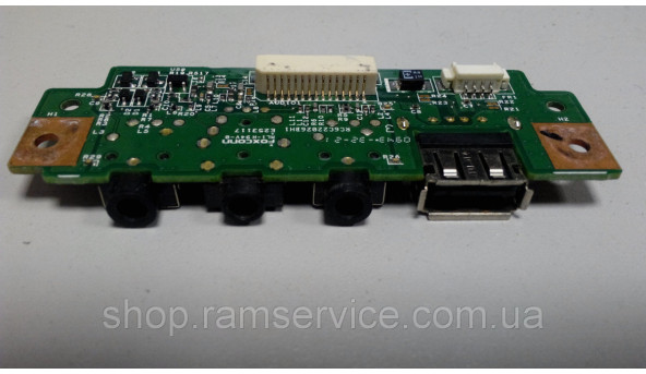 Плата USB, Audio для ноутбука Medion MP 98160, 98360, E7212, *55.4HM02.001G, б/в - 294332