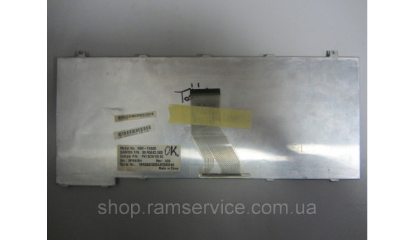 Клавіатура для ноутбука Toshiba Satellite 1130, Satellite 1135, б/в - 294341