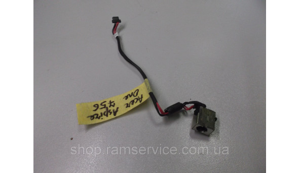 Разъем питания для ноутбука Acer Aspire One 756, Chromebook C710, Acer TravelMate Tmb113, dc30100lj00, б / у