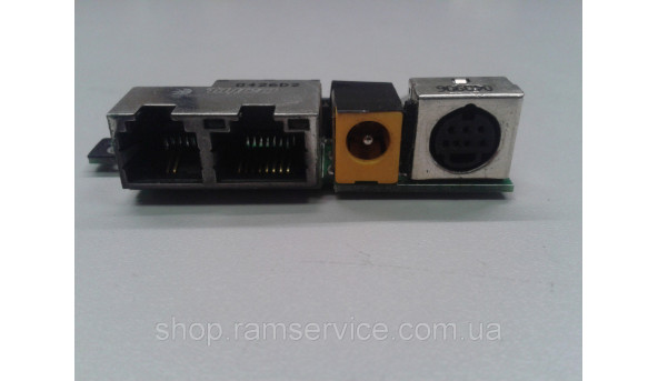 Роз’єм живлення,S-video, Ethernet  роз’єм для ноутбука Premio 5020N, *48.41P05.011, б/в