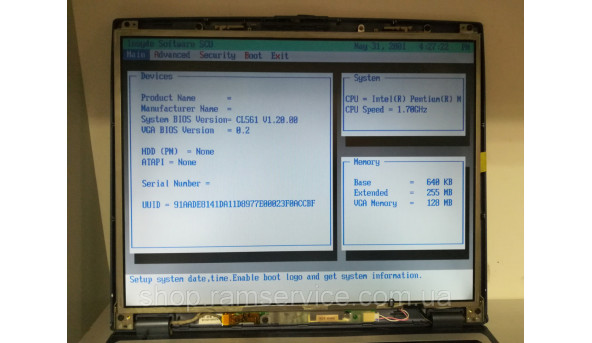Матриця Quanta Display INC, QD15XL06 Rev:01 , LCD 15.0", б/в
