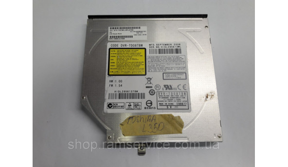 CD / DVD привод CODE DVR-TD08TBM для ноутбука Toshiba L350, б / у - 294408