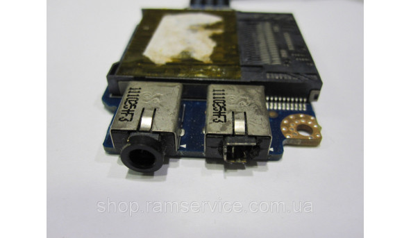Роз'єми аудіо, картридер для ноутбука Lenovo G470, G770, *LS-6751P, б/в - 294442