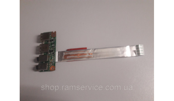 USB, Audio разъемы для ноутбука Asus A53E, 60-n3cio1000-f01, б / у - 294485
