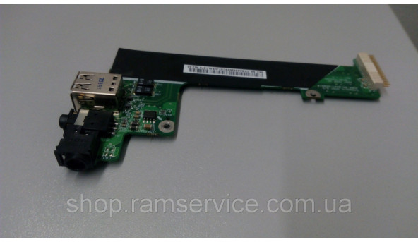 Роз'єм живлення + Usb плата, АУДІО роз'єм, для ноутбука Samsung X20, NP-X20 I, BA96-02529A, б/в - 294588