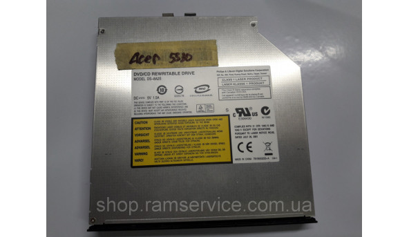 CD / DVD привод DS-8A2S для ноутбука Acer 5330, б / у - 294708
