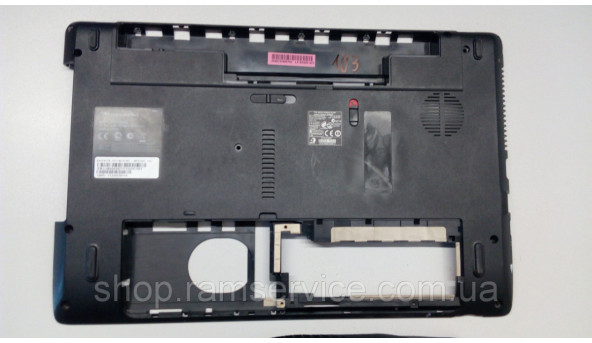 Нижняя часть корпуса для ноутбука Packard Bell EasyNote TK11, P5WS6, б / у