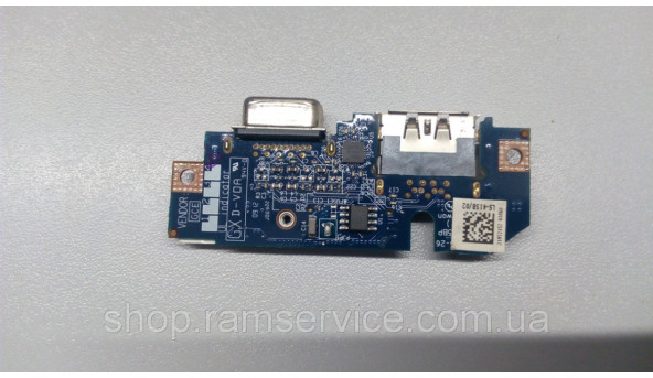 Додаткова плата, VGA роз'єм, та E-SATA  для ноутбука Dell Latitude E4300, LS-415BP, б/в - 294809