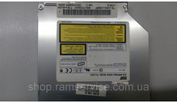 CD/DVD привід для ноутбука ASUS A6000, TS-L532U, б/в - 294824