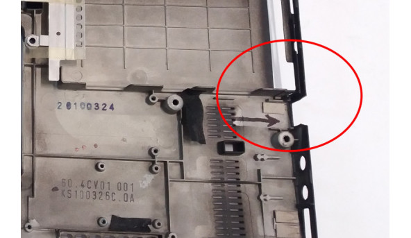 Нижняя часть корпуса для ноутбука Lenovo ThinkPad X200, б / у - 294831