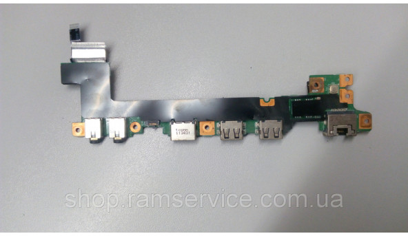 Додаткова плата, USB роз'єм, WLAN роз'єм, CARD RIDER, AUDIO роз'єм, HDMI вихід, для ноутбука Lenovo IdeaPad S2, б/в - 294841