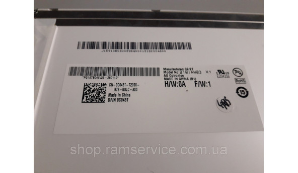 Матрица AU Optronics B101AW03 V.1 10.1 "LED 1024x600, б / у - 294873